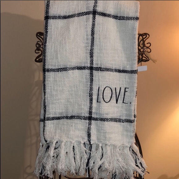 Rae Dunn Other - 💗 Rae Dunn LOVE Embroidered Throw Blanket